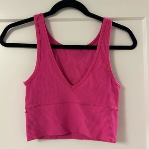 Lululemon Reversible Hot Pink Athletic Tank Top